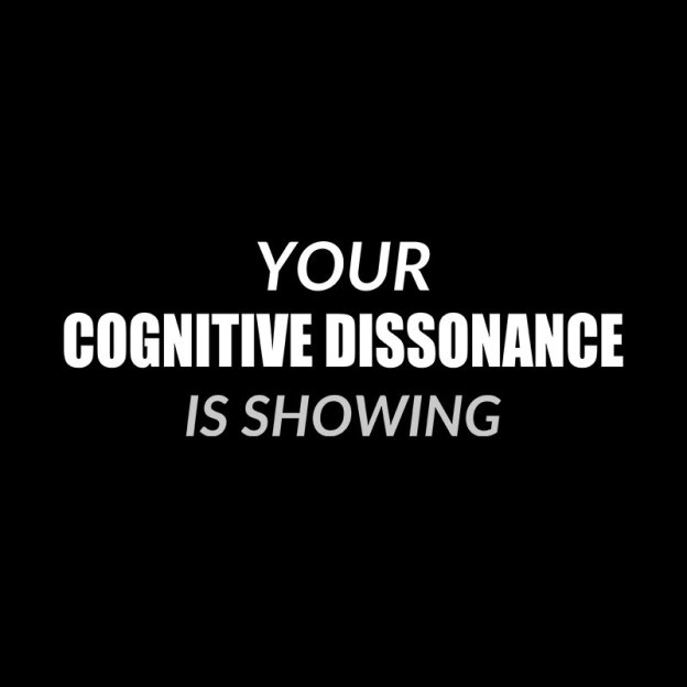 Your Cognitive Dissonance Is Showing Geek T-Shirt