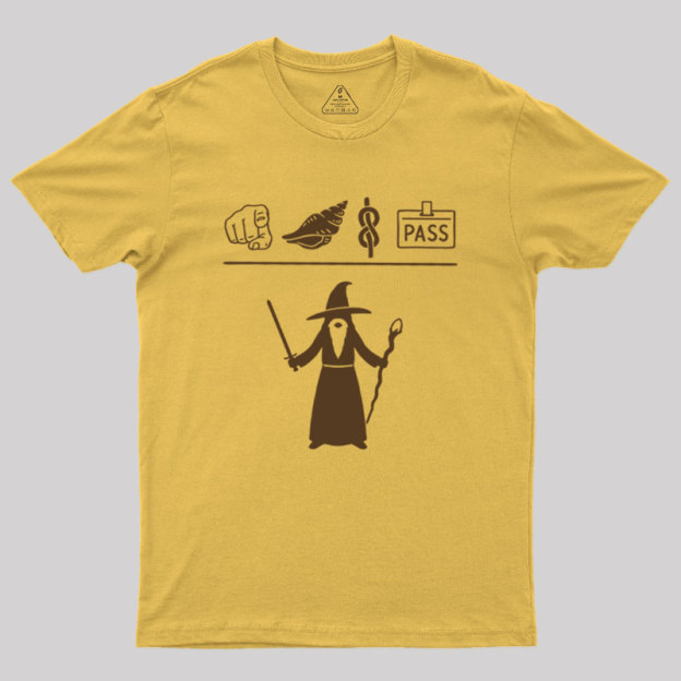 Wizard Hieroglyphs Geek T-Shirt
