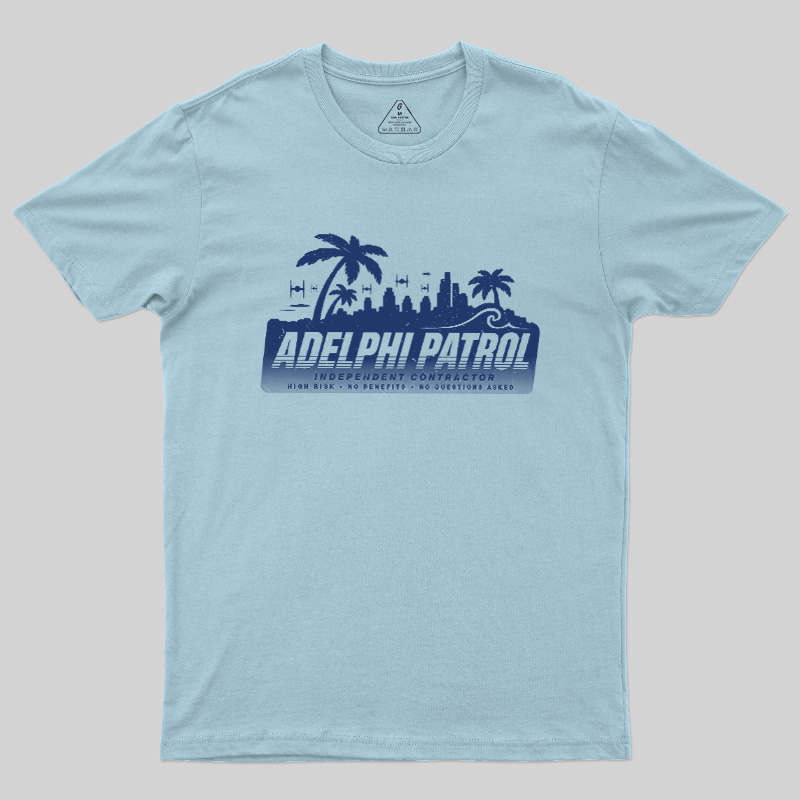 High Risk No Benefits Sci-Fi Contractor Geek T-Shirt