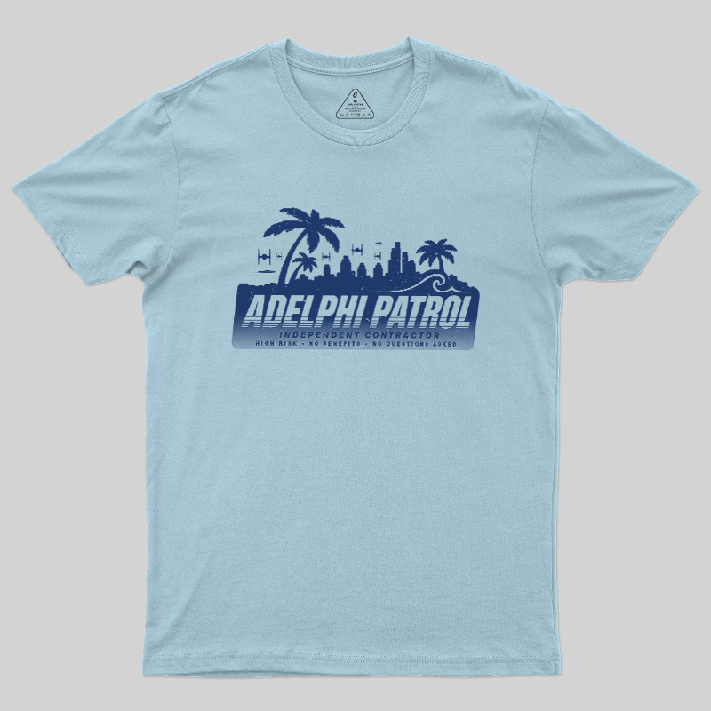 High Risk No Benefits Sci-Fi Contractor Geek T-Shirt