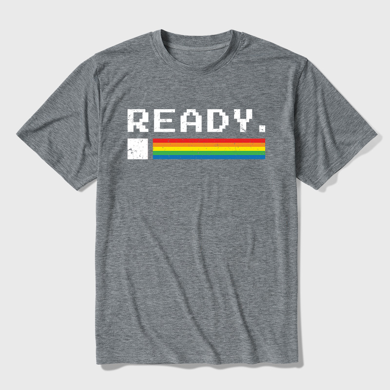 Commodore 64 Ready Ultra Soft Heather Tee