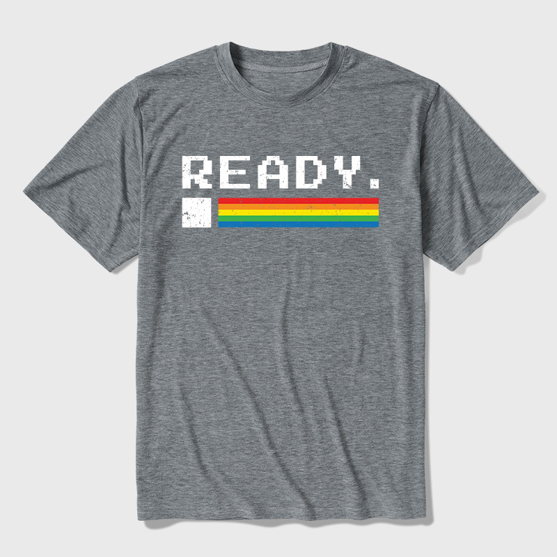 Commodore 64 Ready Ultra Soft Heather Tee