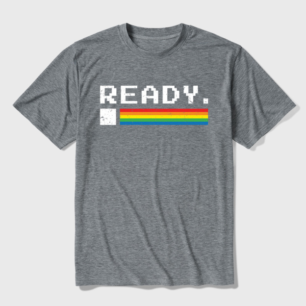 Commodore 64 Ready Ultra Soft Heather Tee
