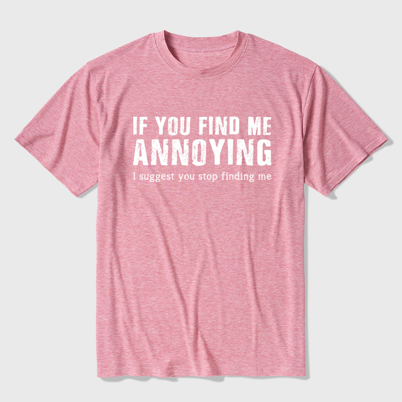 Stop Finding Me Ultra Soft Heather Tee