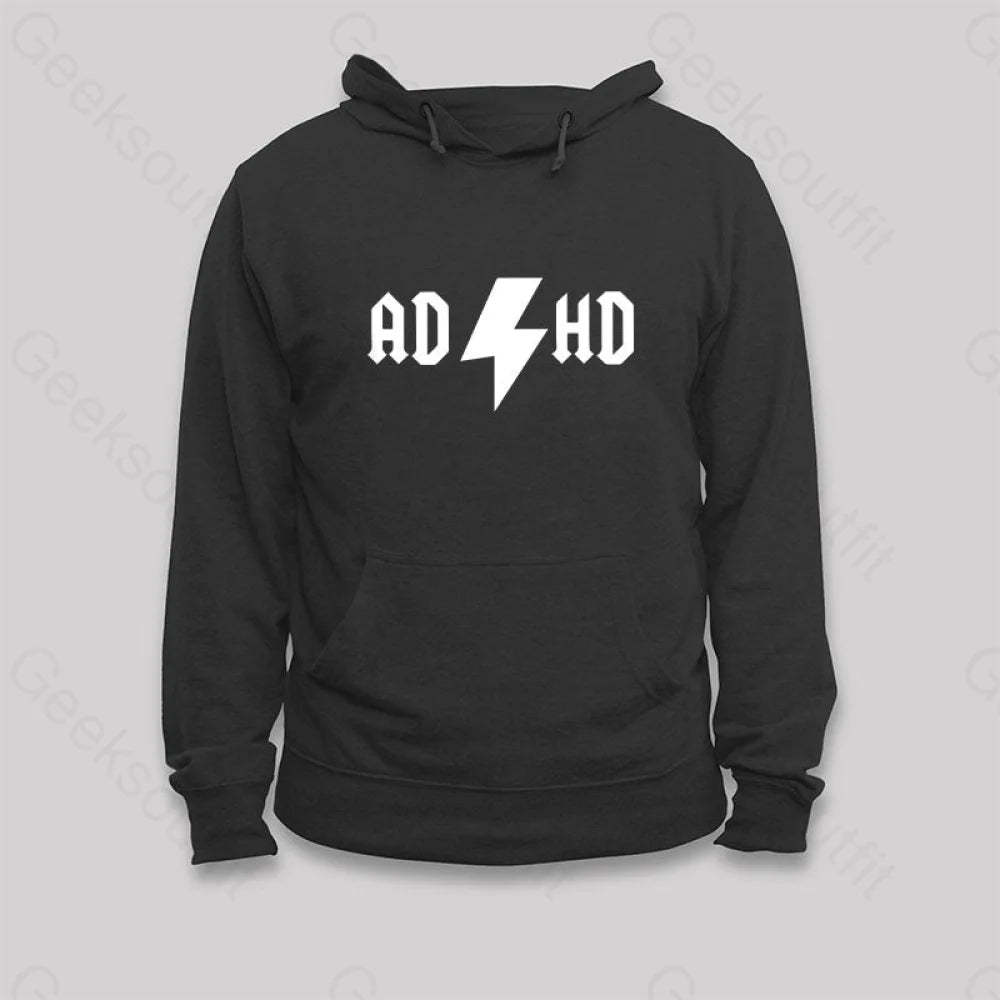 Adhd Hoodie Black / S