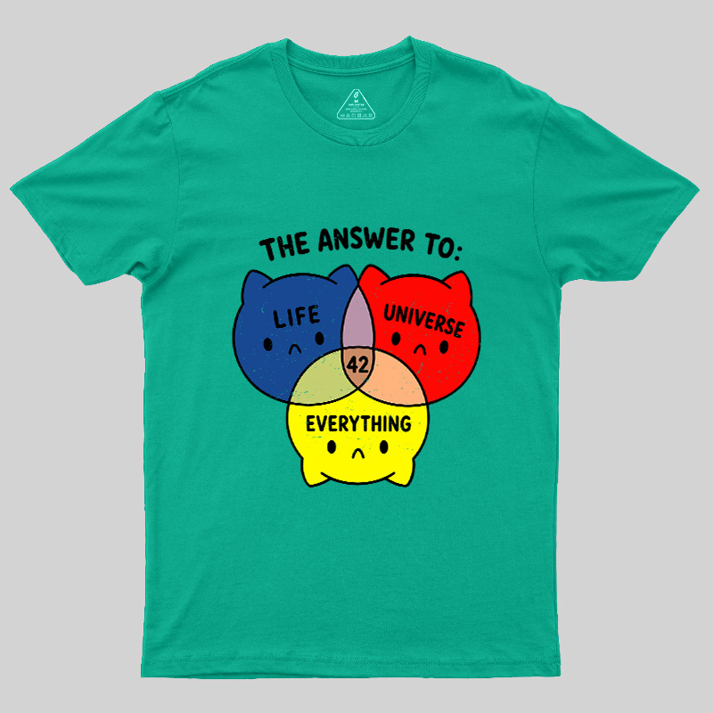 The Answer To Everything 42 Geek T-Shirt