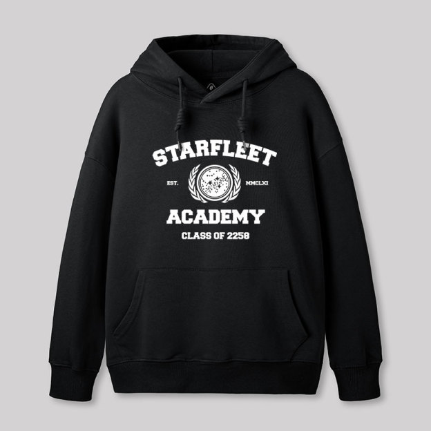 Starfleet Acadmey Class of 2258 White Hoodie