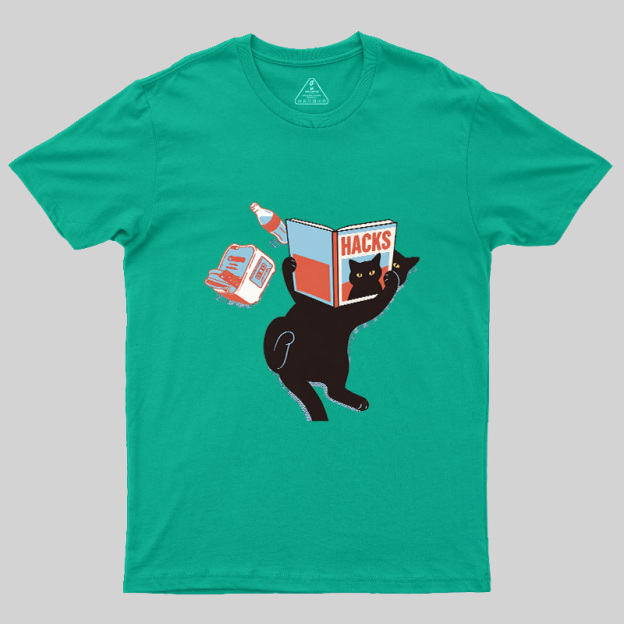 Cat Hacks Geek T-Shirt