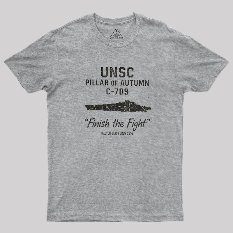 UNSC PILLAR OF AUTUMN C-709 Geek T-Shirt