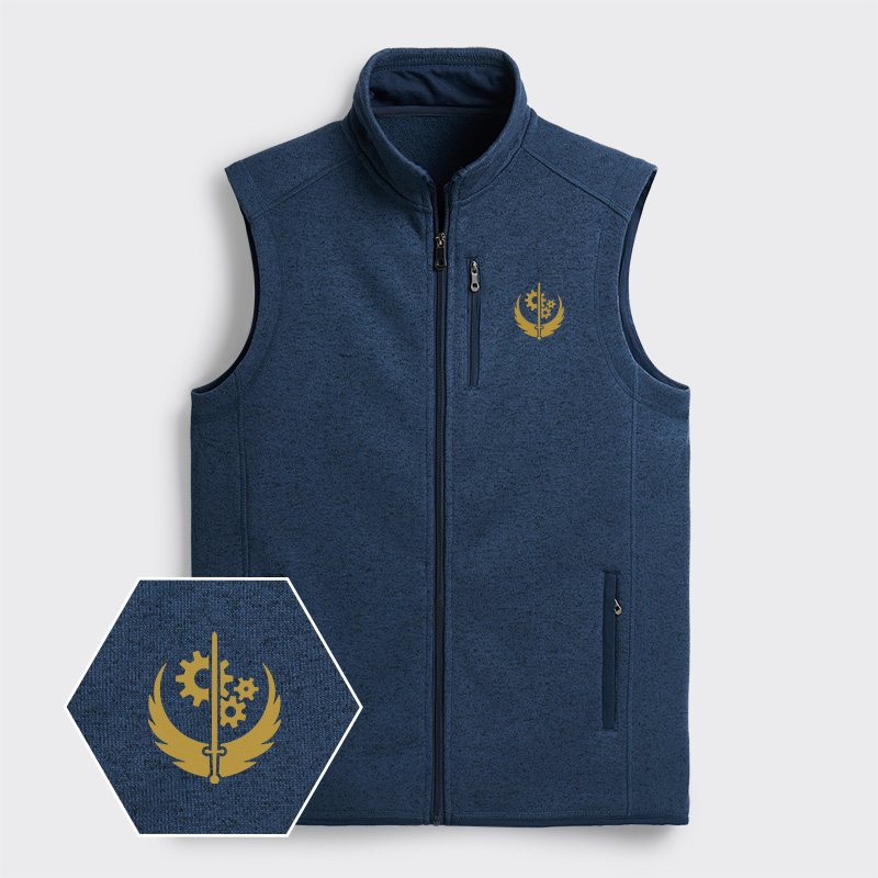 Brotherhood of Steel Geek Sweater Fleece Vest