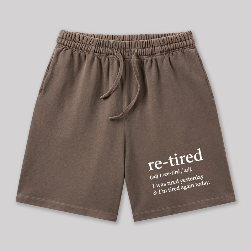 Definition Of Retired Geeky Washed Shorts