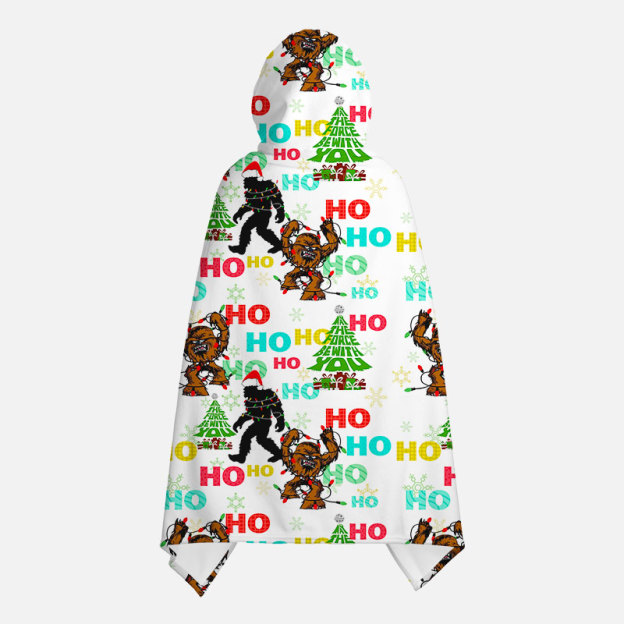 HO HO HO Flannel Cloak