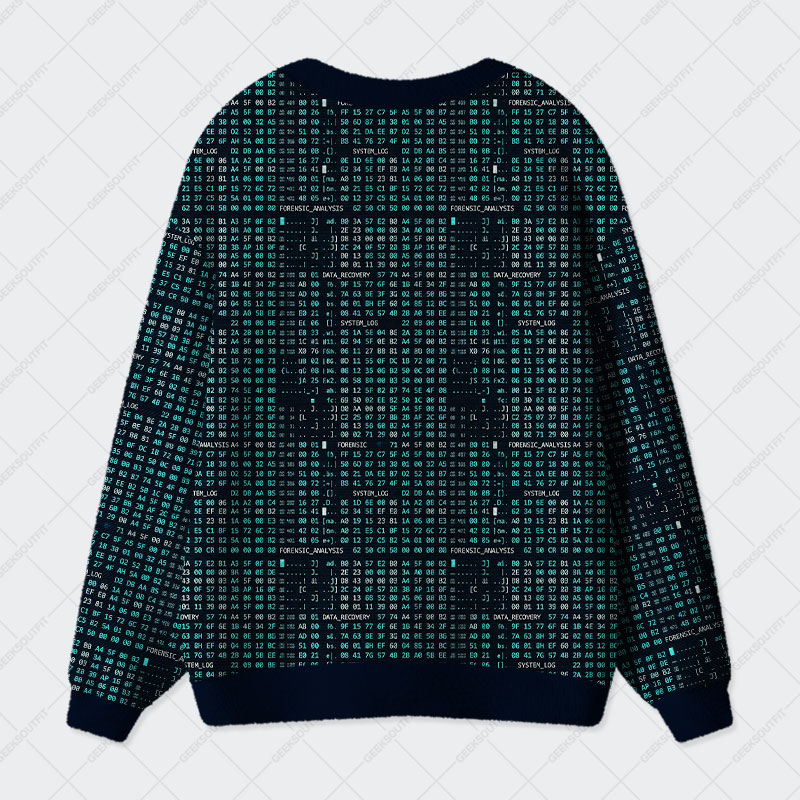 Data Matrix Geek Ugly Cardigan Sweaters 