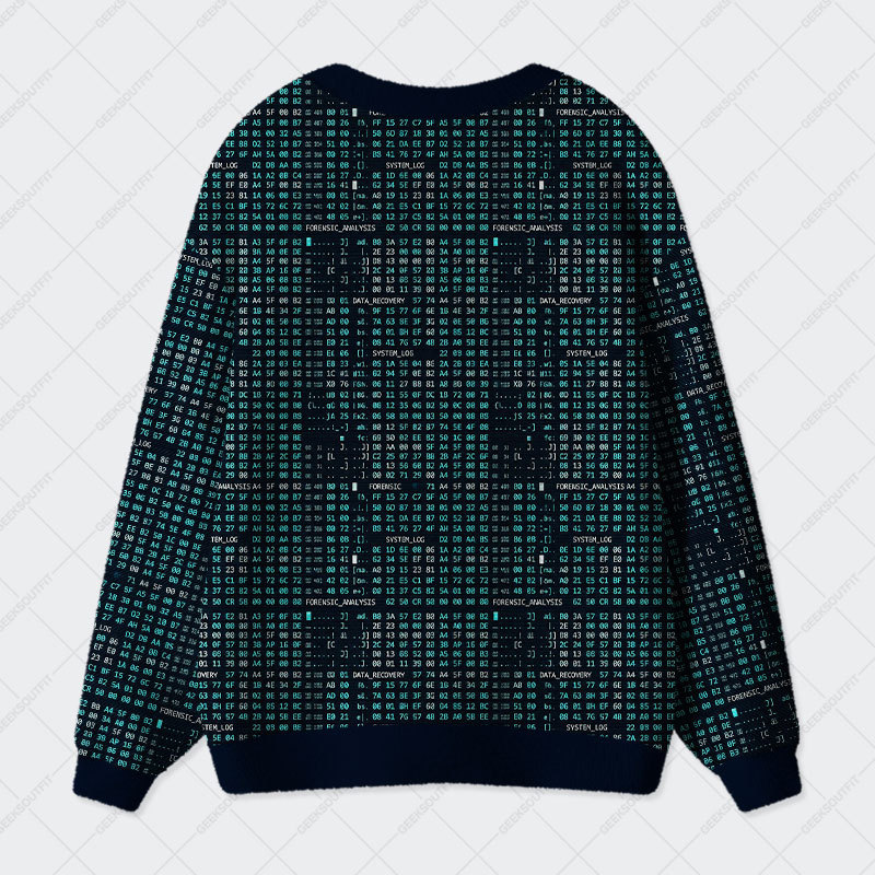 Data Matrix Geek Ugly Cardigan Sweaters 