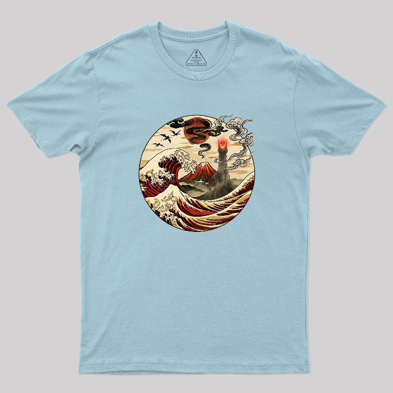 The Great Wave Of Ring Geek T-Shirt