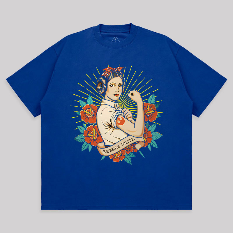 Rebels Unite Unisex Oversized T-shirt