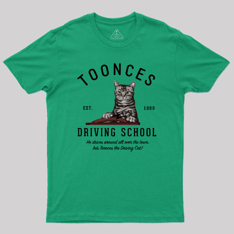 Toonces Driving School - Est. 1989 Geek T-Shirt
