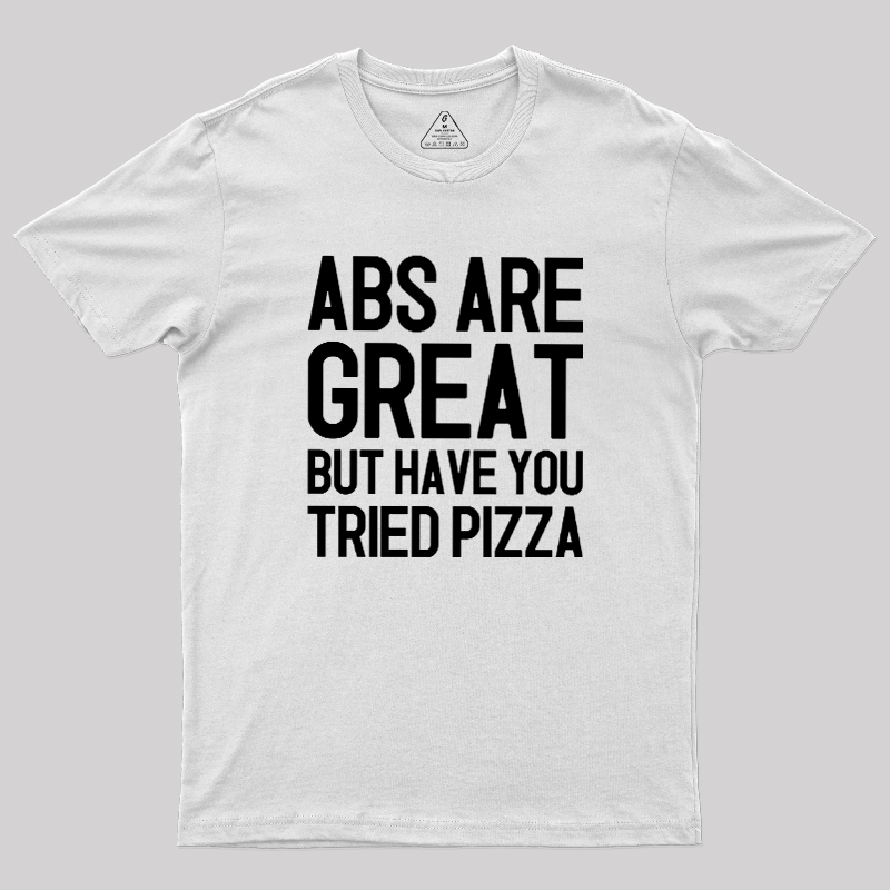 Abs vs Pizza Geek T-Shirt
