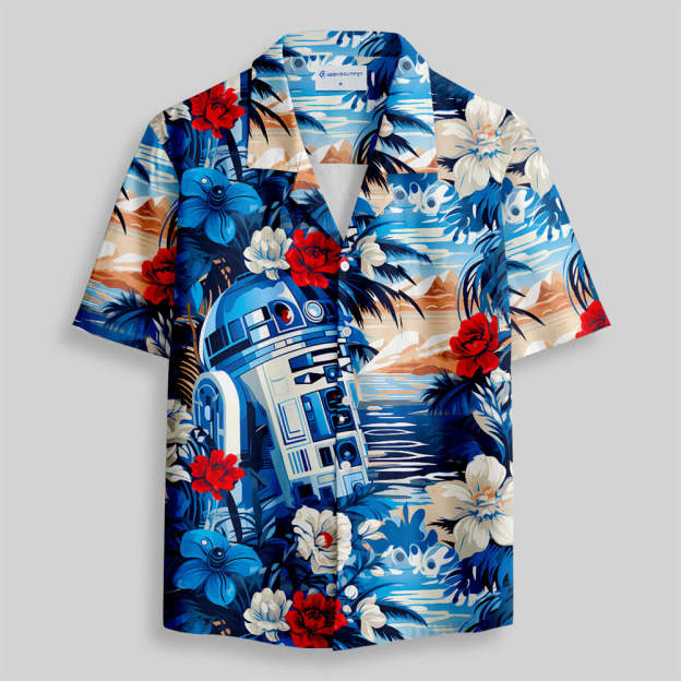 Robot Button Up Pocket Shirt