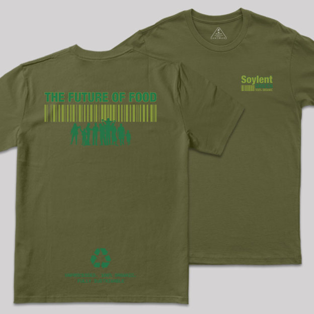 Soylent Green Front and Back Printing Geek T-Shirt