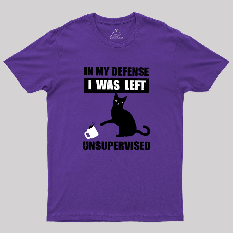 In My Defense I Was Left Geek T-Shirt