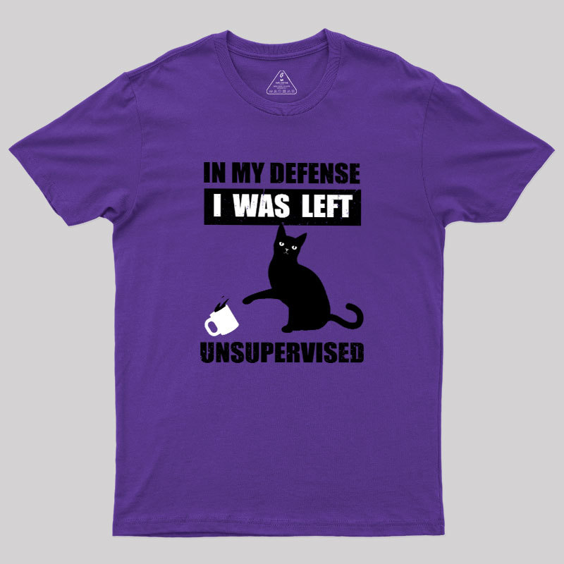 In My Defense I Was Left Geek T-Shirt