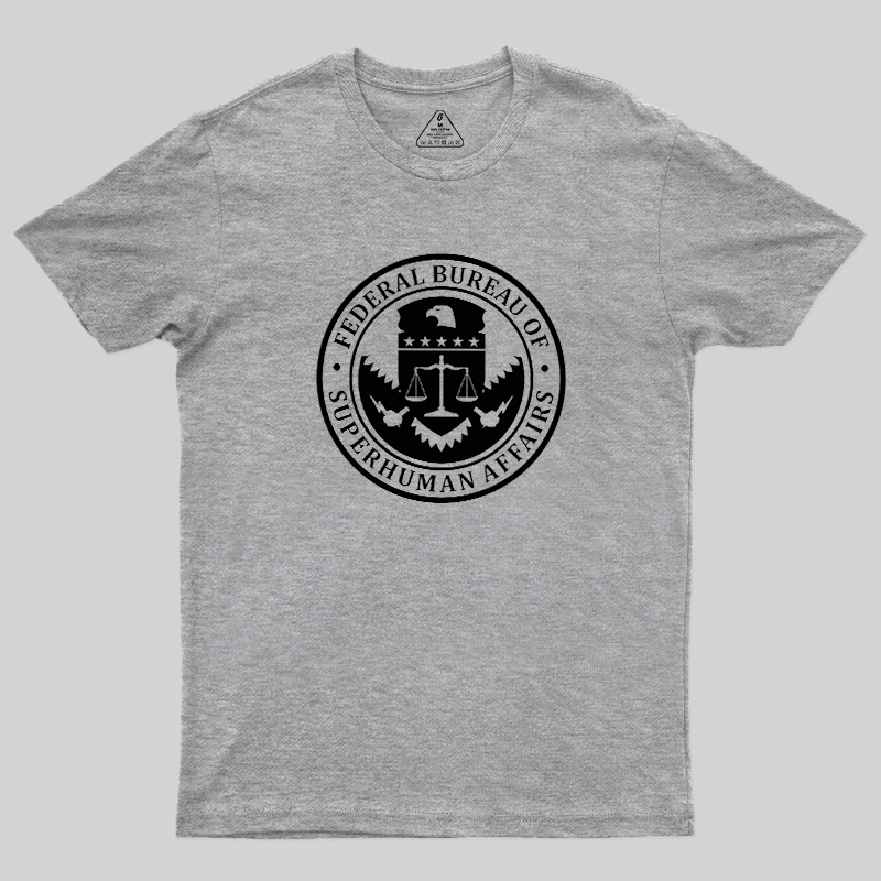 Federal Bureau Of Superhuman Affairs Geek T-Shirt