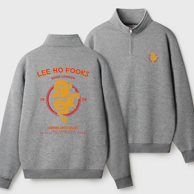 Lee Ho Fooks Geek Fleece Quarter-Zip Pollover – Geeksoutfit