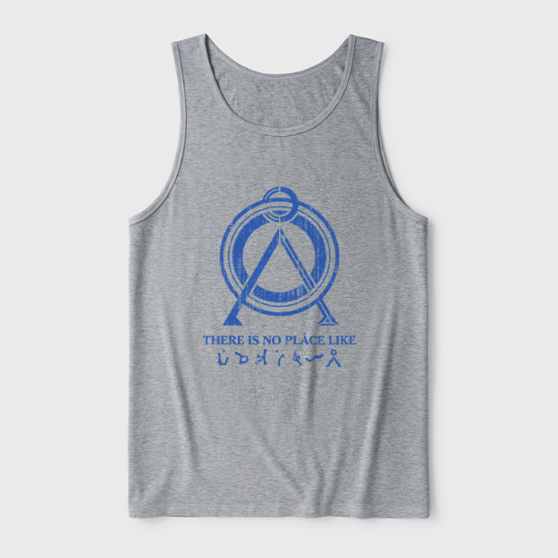 There Is No Place Like Home Vintage Stargate Ultra Soft Heather Tank