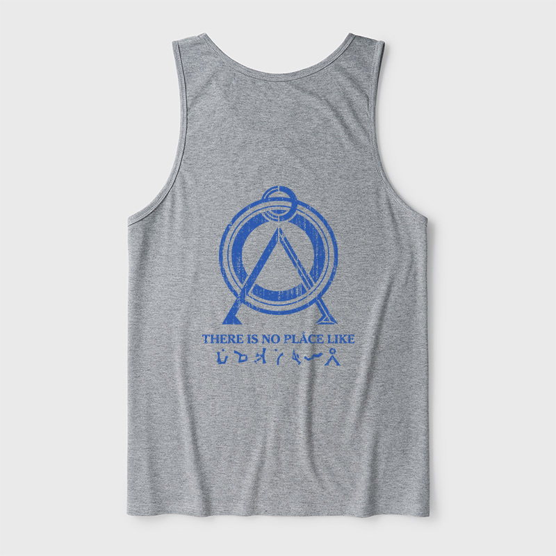 There Is No Place Like Home Vintage Stargate Ultra Soft Heather Tank
