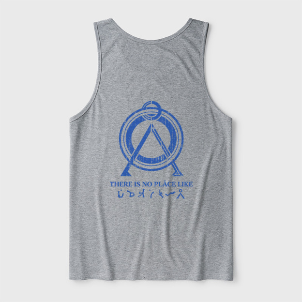 There Is No Place Like Home Vintage Stargate Ultra Soft Heather Tank