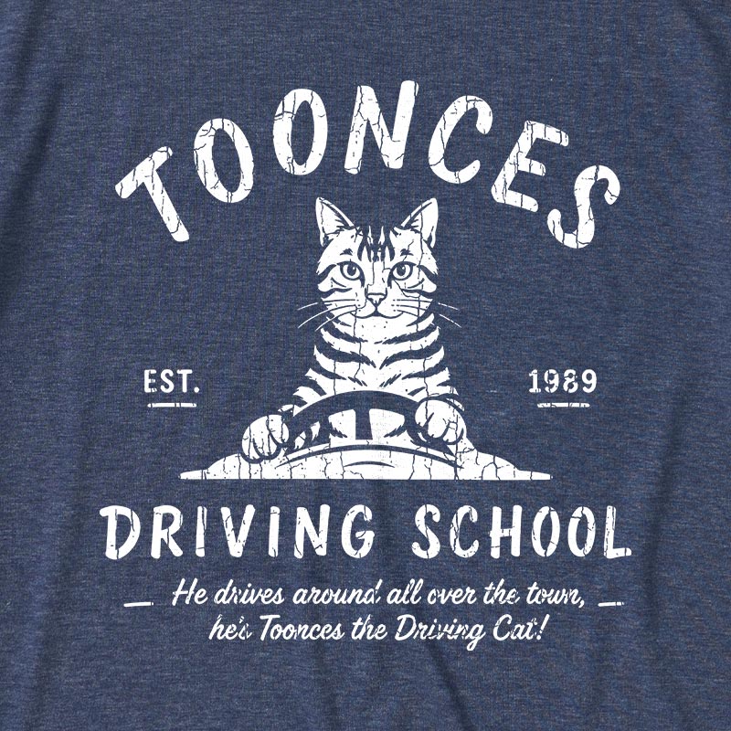 Toonces Driving School Ultra Soft Heather Tee