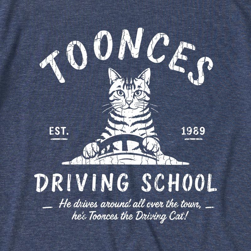 Toonces Driving School Ultra Soft Heather Tee