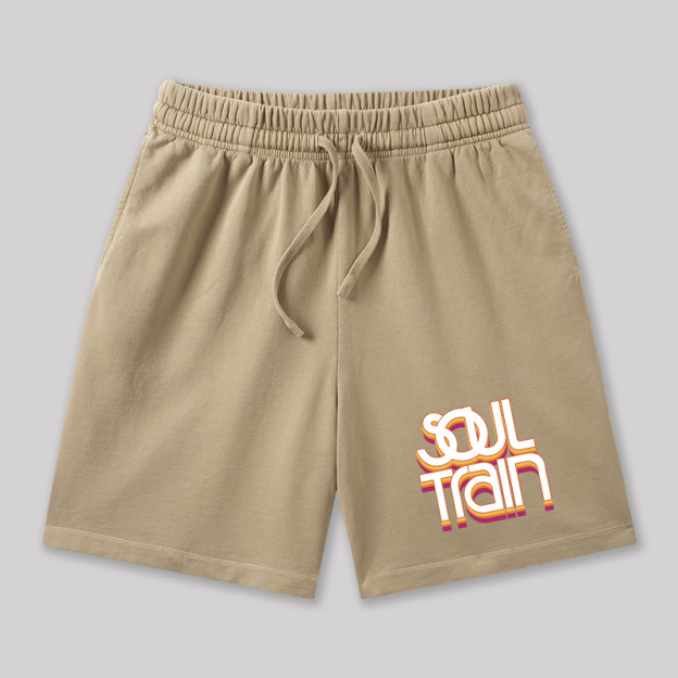 Vintage Soul Train Geeky Washed Shorts