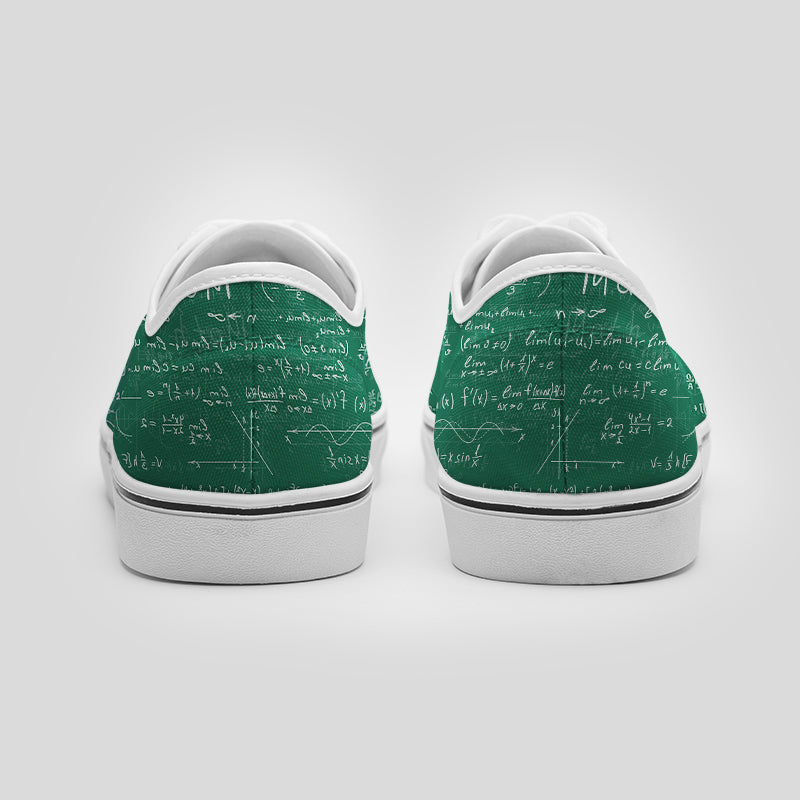 Math Function Geek Canvas Shoes