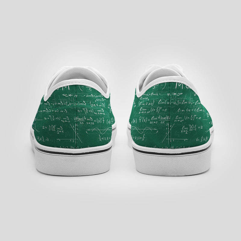Math Function Geek Canvas Shoes