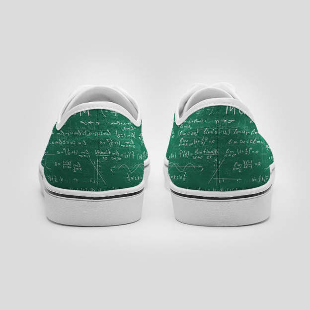 Math Function Geek Canvas Shoes