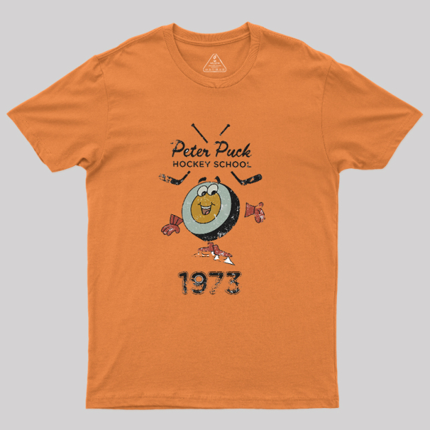 Peter Puck School of Hockey Classic Geek T-Shirt