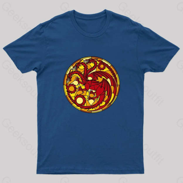 Age Of The Dragon Geek T-Shirt Navy / S