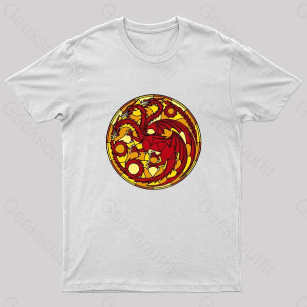 Age Of The Dragon Geek T-Shirt White / S