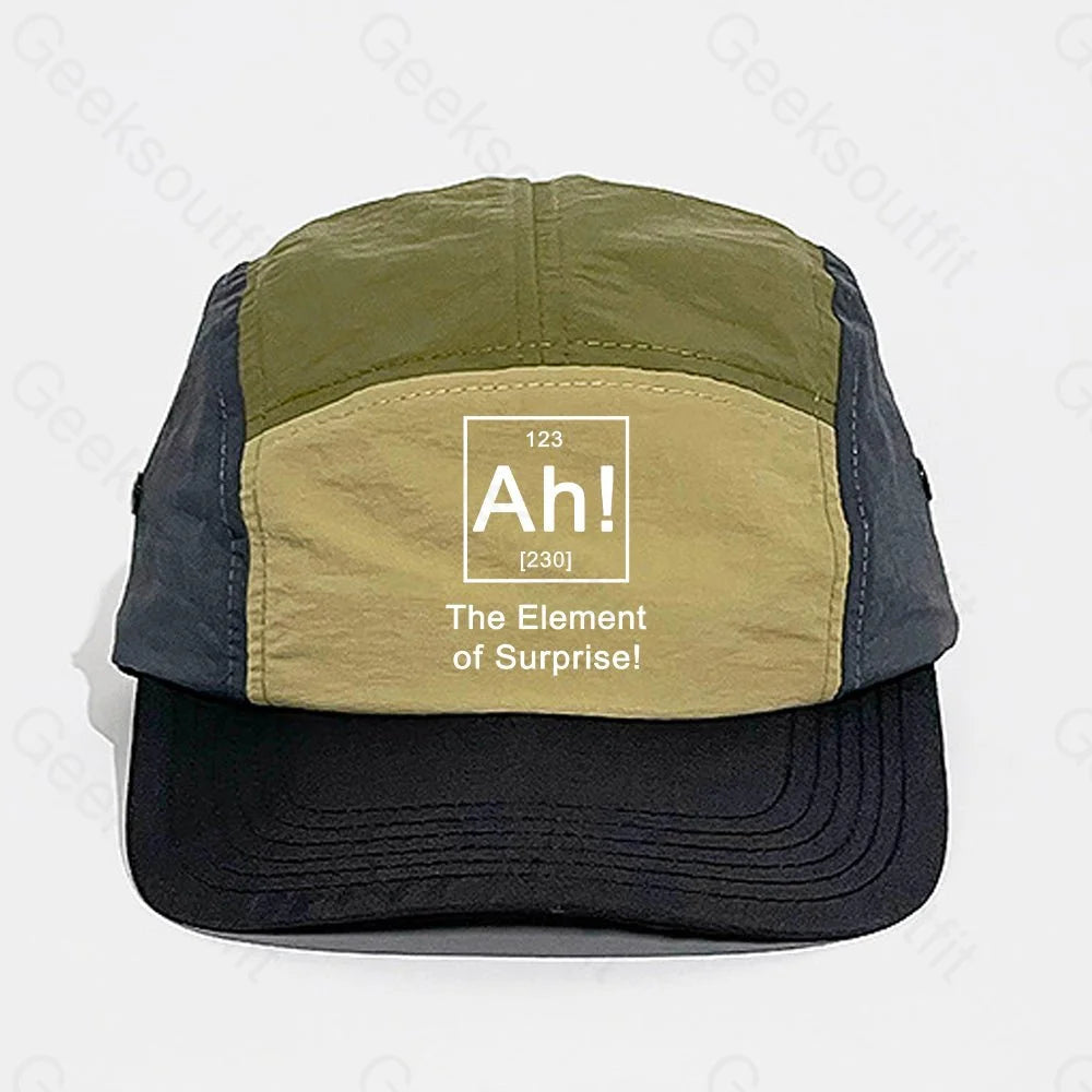 Ah! The Element Of Surprise! Quick-drying Panel Cap - Geeksoutfit