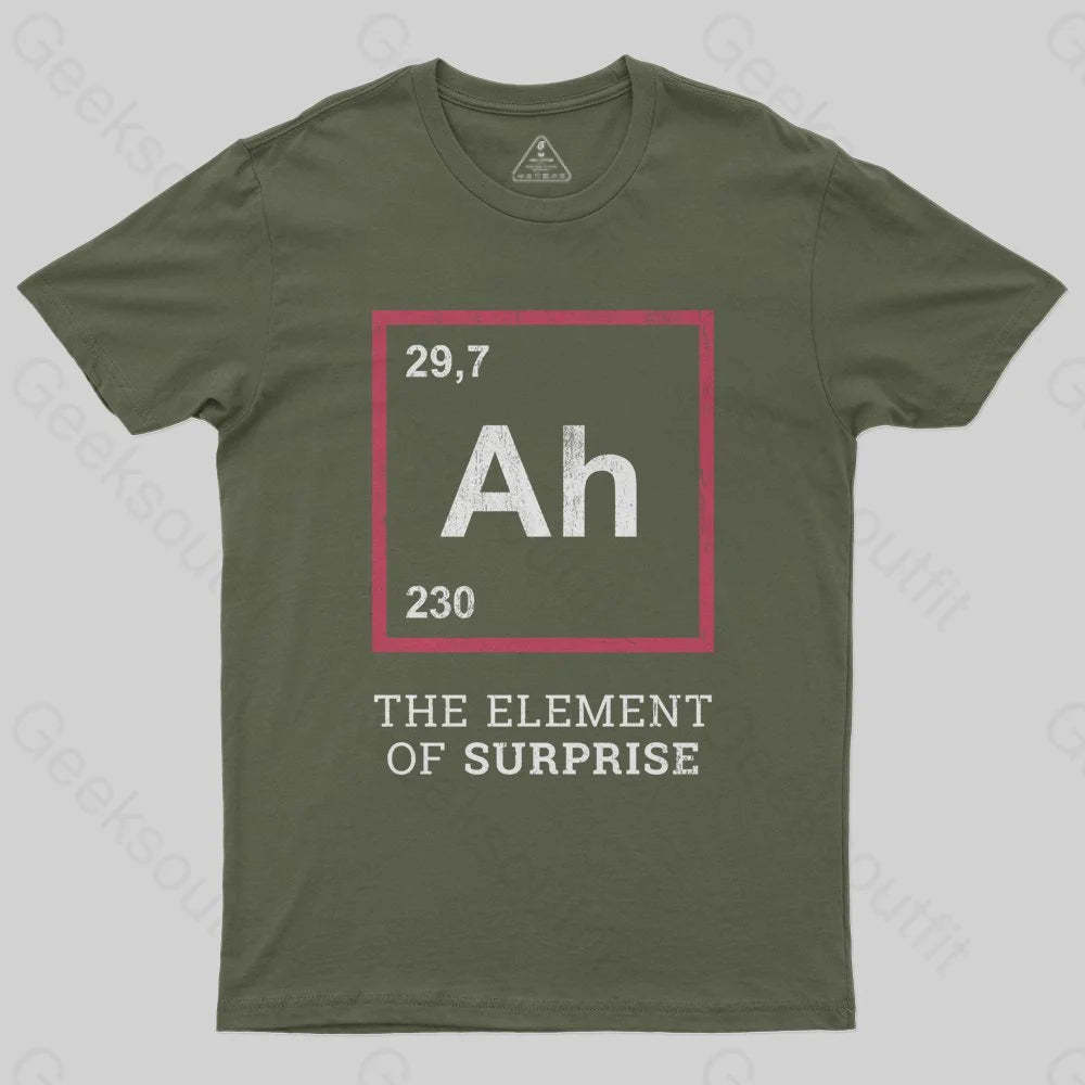 Ah! The Element Of Surprise T-Shirt - Geeksoutfit