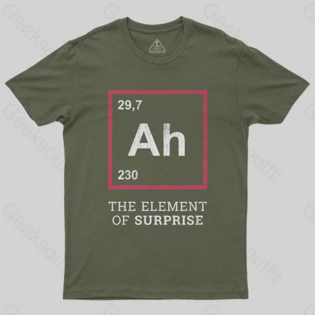 Ah! The Element Of Surprise T-Shirt - Geeksoutfit