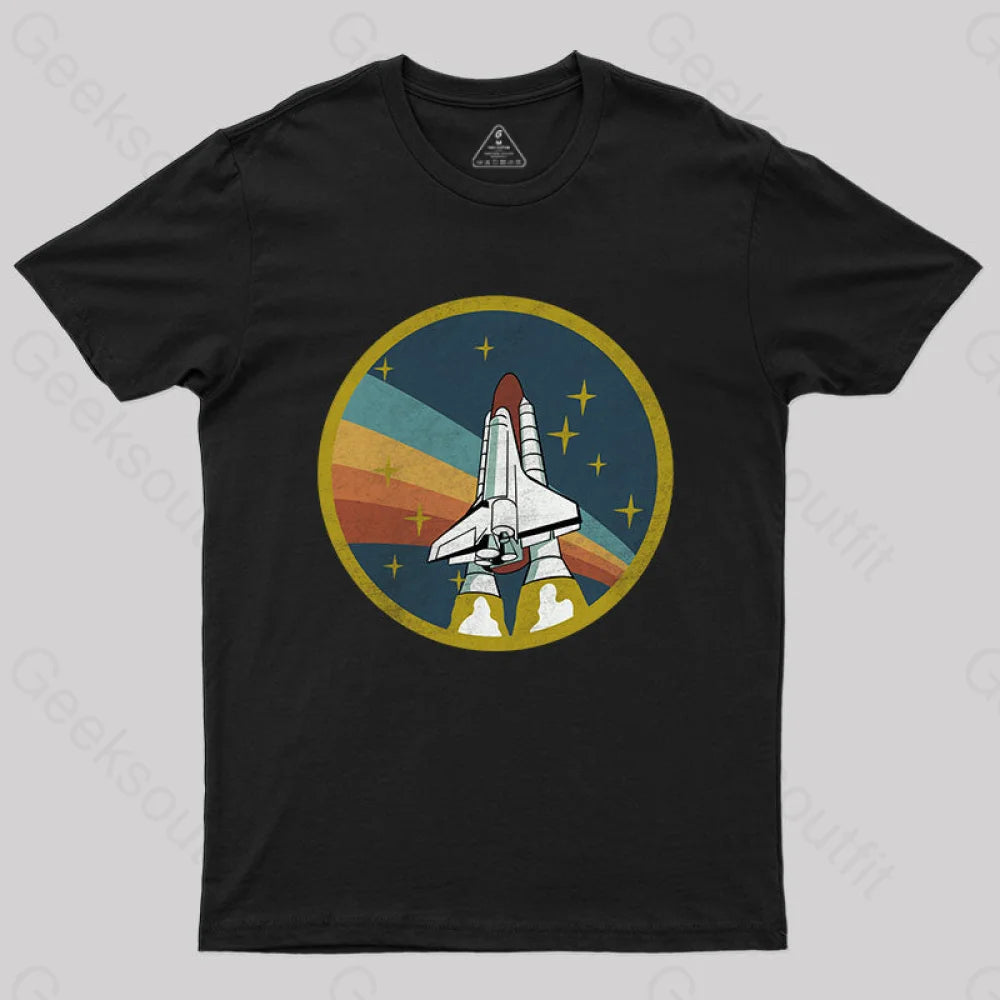 Airplane T-Shirt Black / S