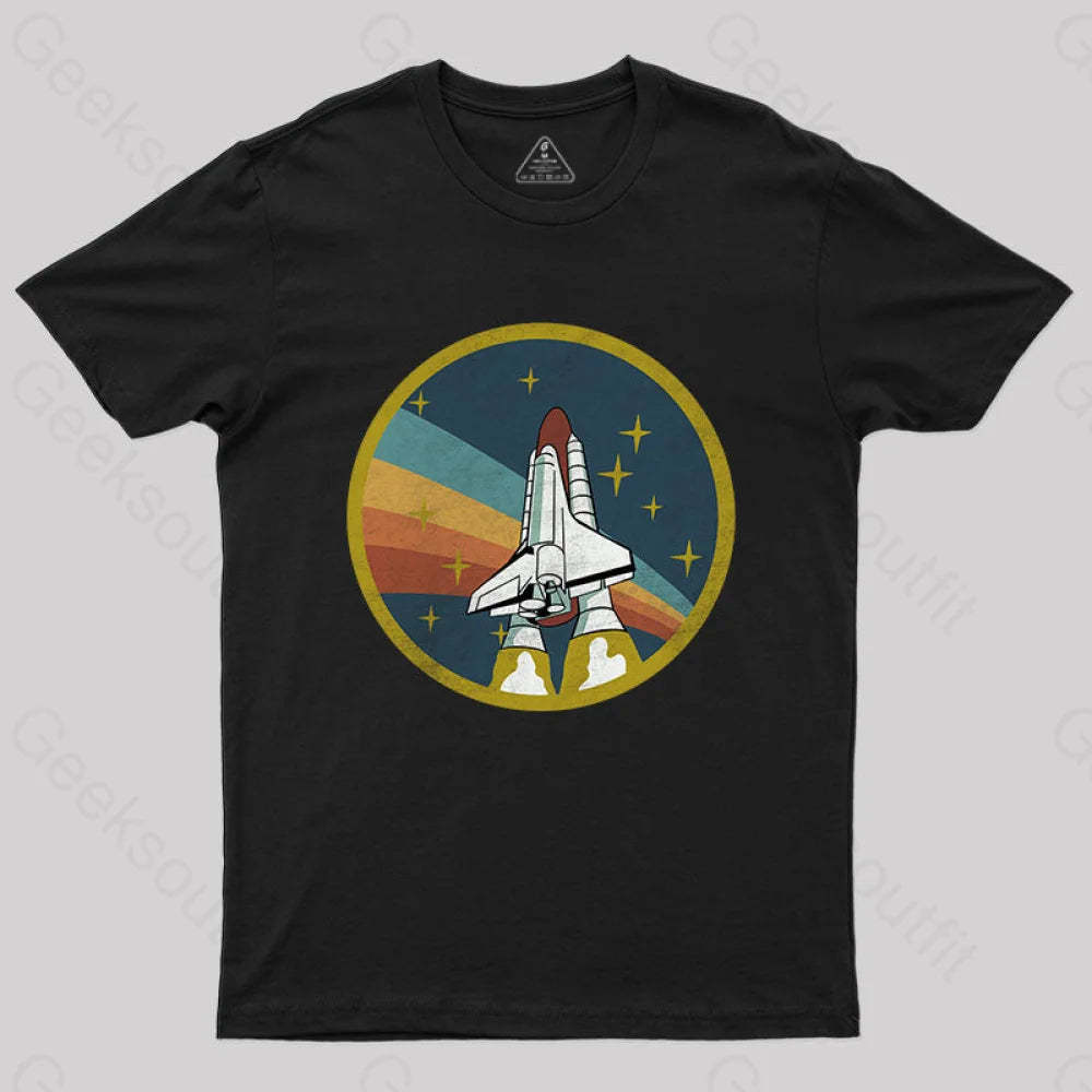 Airplane T-Shirt Black / S
