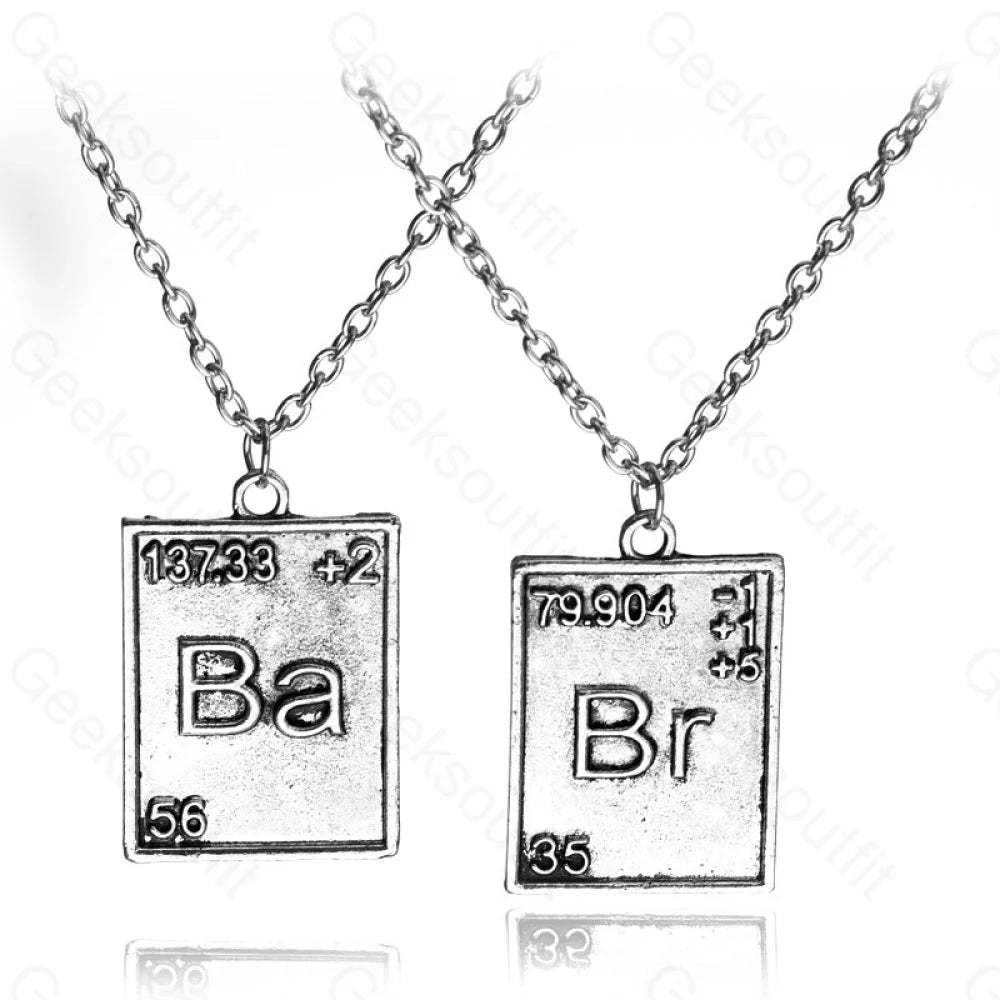 Albuquerque Chemical Symbols Necklace A-193