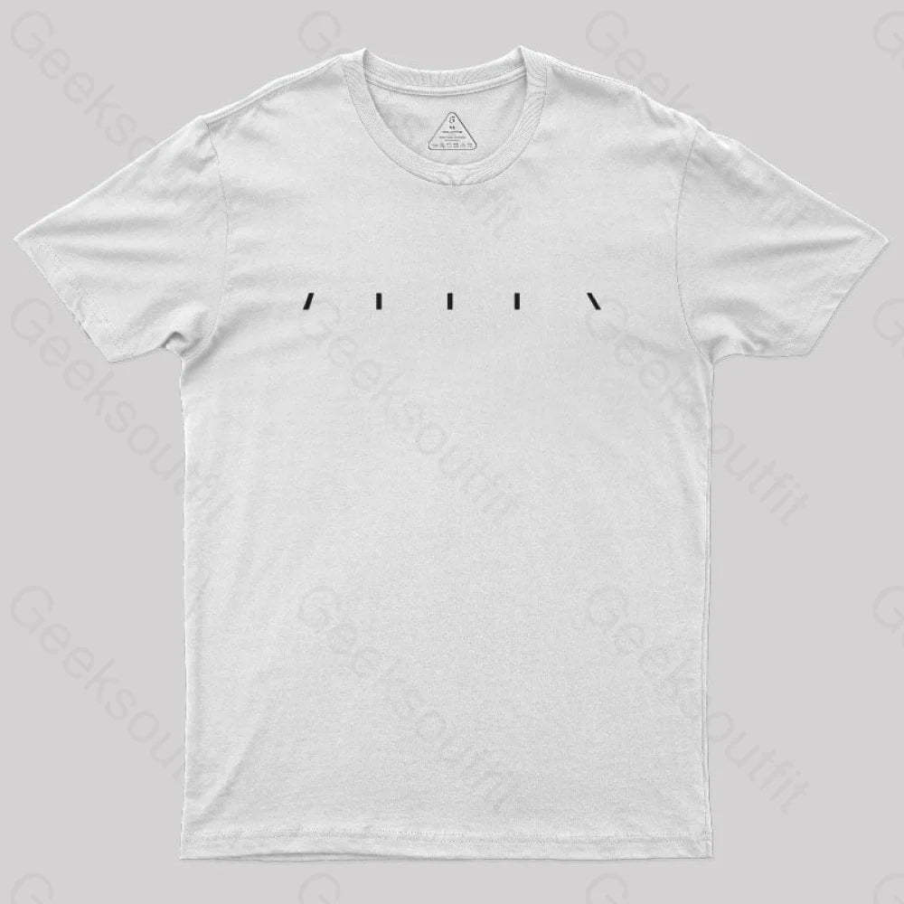 Alien Geek T-Shirt White / S