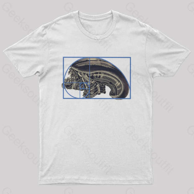 Alien Golden Ratio T-Shirt White / S
