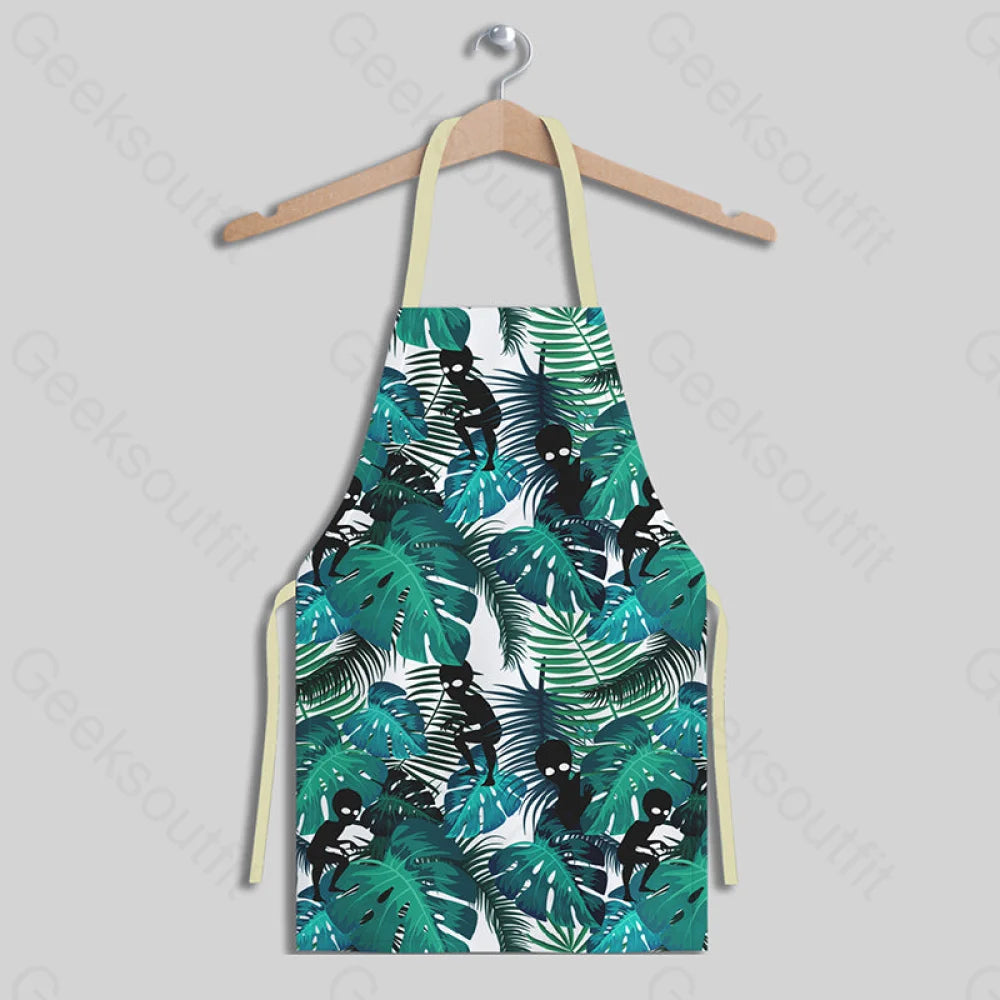 Alien Hawaiian Style Apron