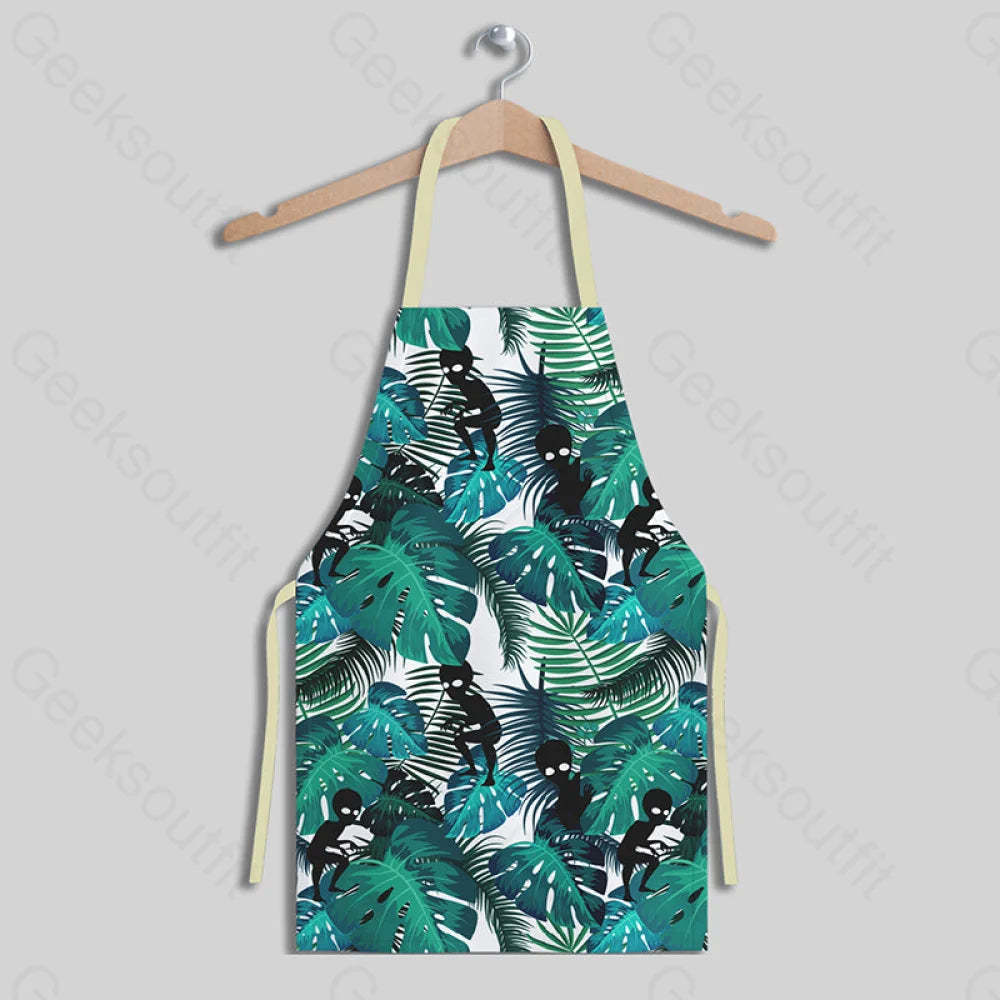 Alien Hawaiian Style Apron